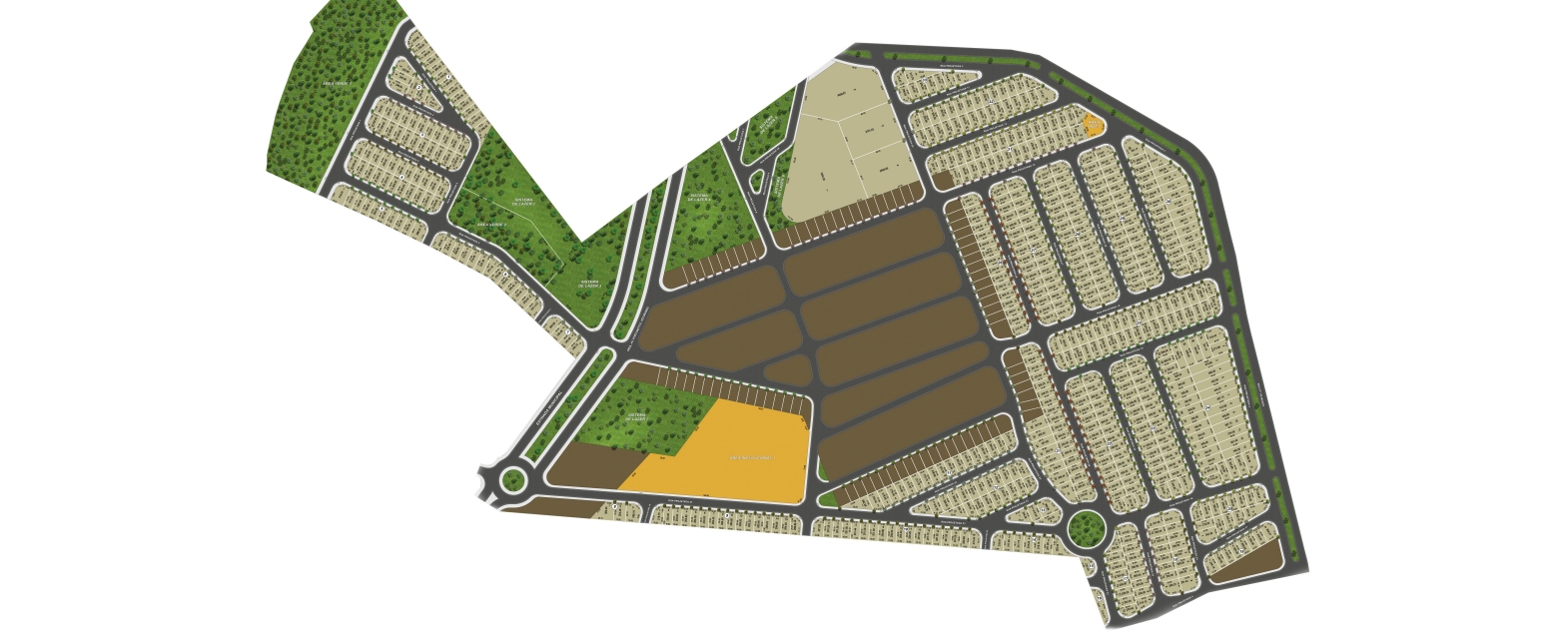 Mapa de Implantação - Vista Bela