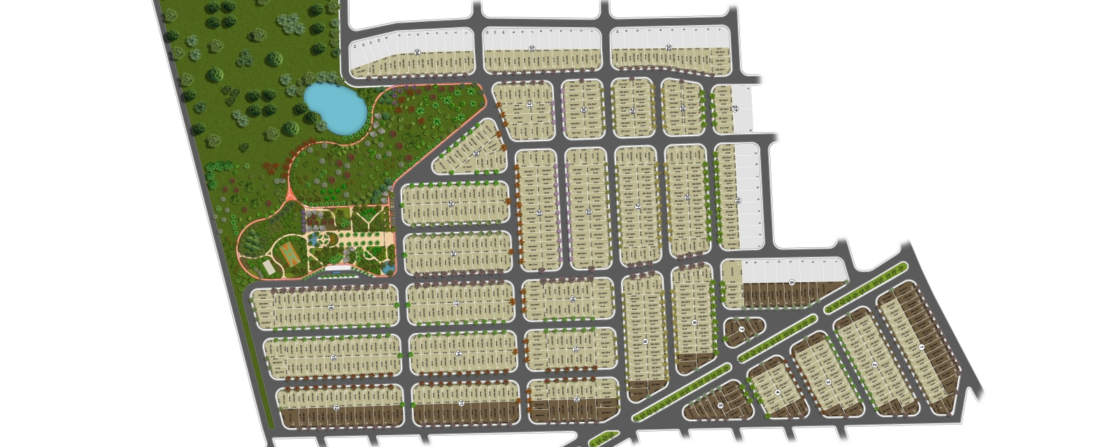 Mapa de Implantação - Maisparque Penápolis