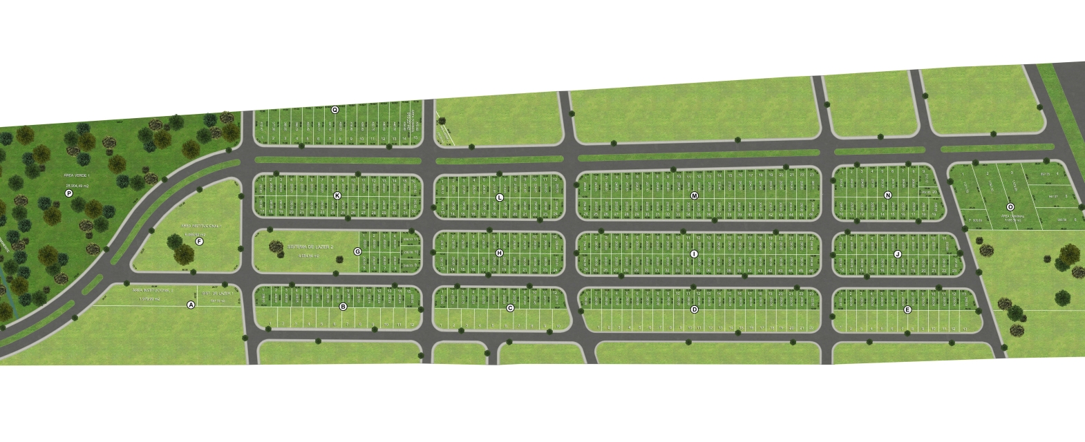 Mapa de Implantação - Jardim Universitário III