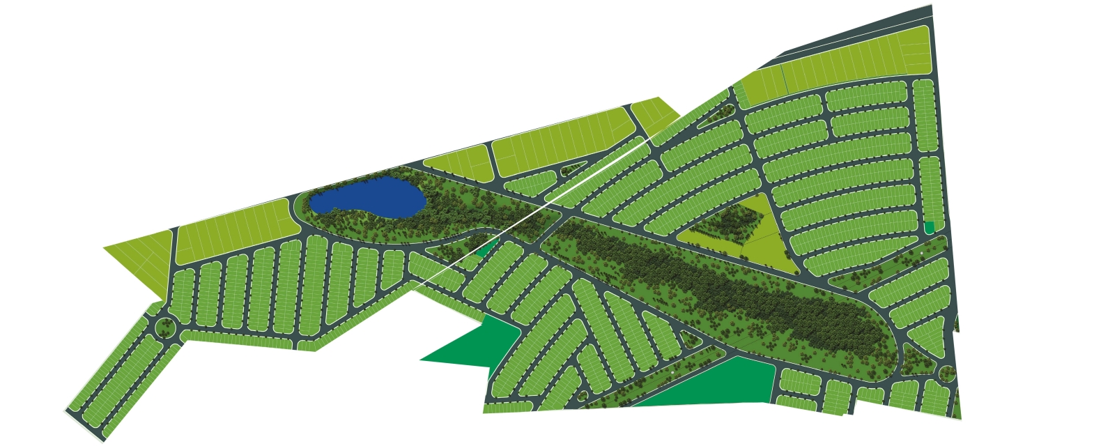 Mapa de Implantação - Lago Sul