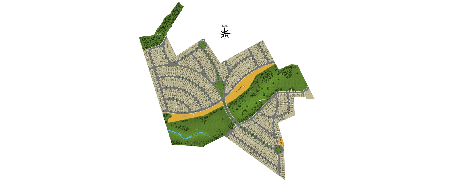 Mapa de Implantação - Maisparque Cassilândia