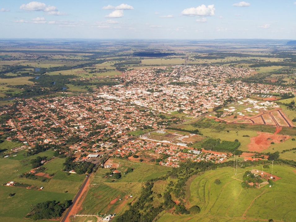 Foto Aérea - Cidade Cassilândia-MS